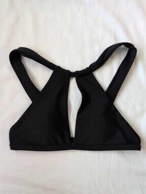 Kendall & Kylie Bikini Top - Black, Size XS